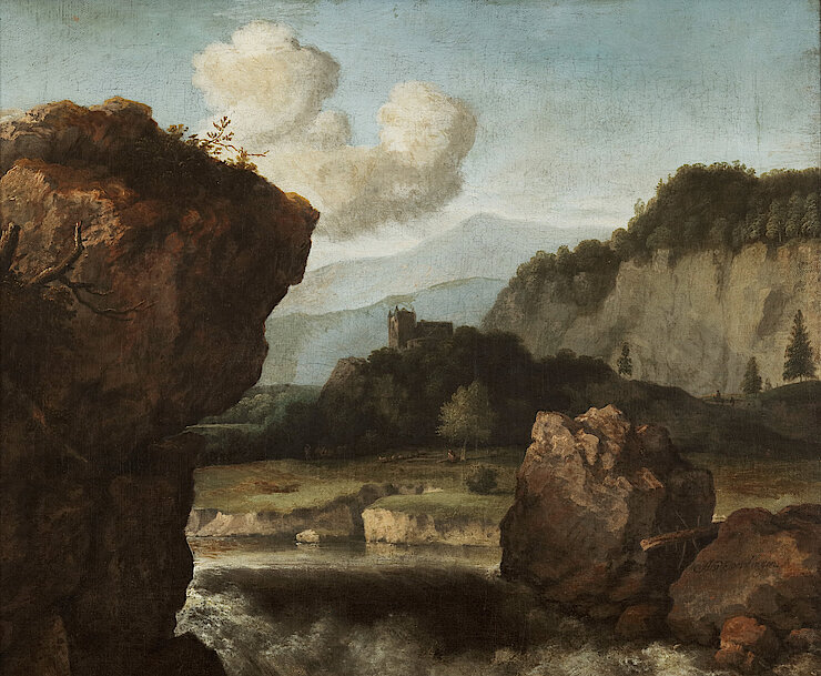 Allart Van Everdingen - Gorge montagneuse - Vers 1650.