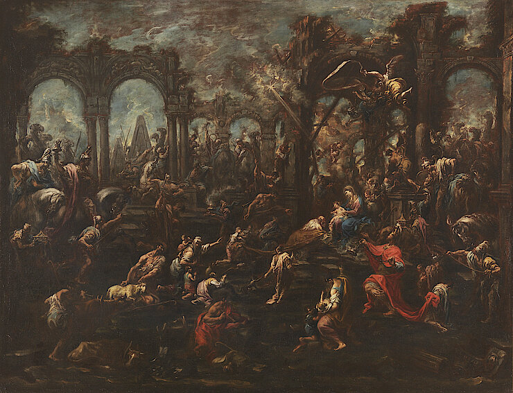 Alessandro MAGNASCO - L'Adoration des mages - XVIIIe siècle