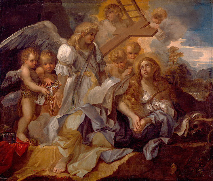 Sébastien BOURDON Montpellier - L'Extase de sainte Madeleine - Vers. 1665-1671