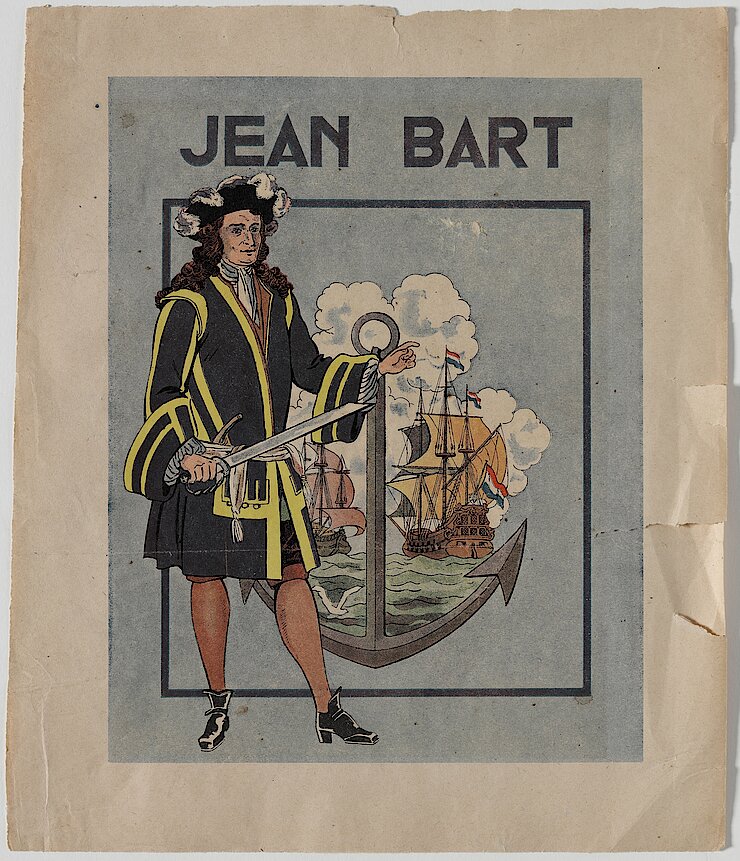 P. FERVE-BRIQUET - Affiche publicitaire Jean-Bart - XVIIe s.