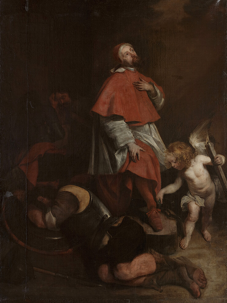 Jean de REYN - Saint Alexandre délivré par les anges - 1656