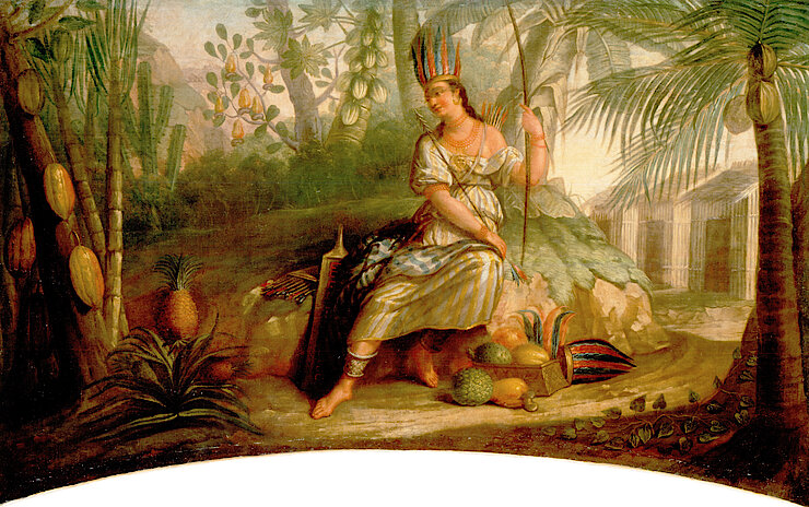 Jean Baptiste DESCAMPS - L'Amérique - 1756-1758