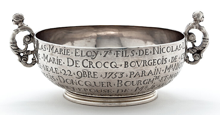 Louis Adrien DEMAN - Coupe de baptème - 1754 – 1755